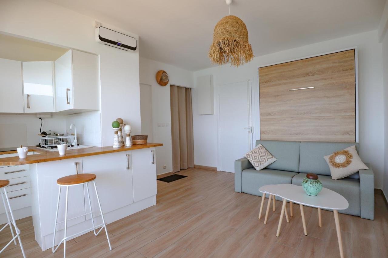 Bord De Plage - Studio En Front De Mer Le Lavandou Kültér fotó